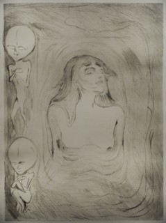 Madonna, 1894, by Edvard Munch