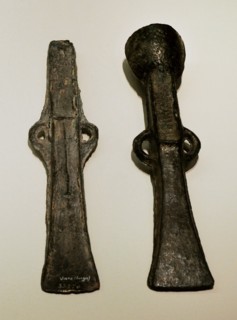 Bronze heel axes