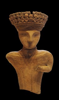 Terracotta female figure