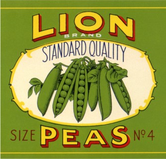 Peas in Pod Label