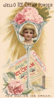 Girl on Jell-O Glass