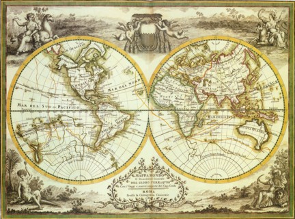 Mappamondo del Globo Terraqueo
