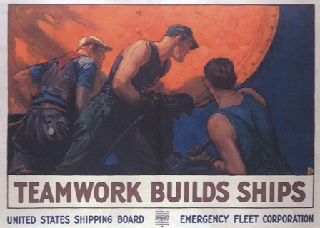 Teamwork Builds Ships