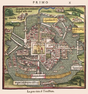 Aztec Capital with Water 1528
