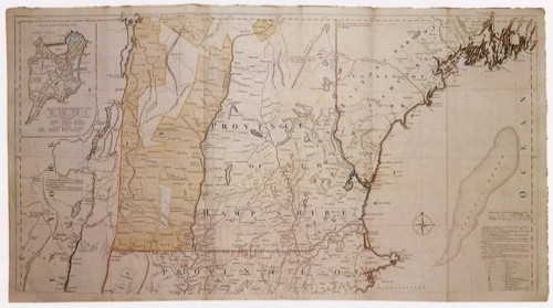 Map of New England 1774