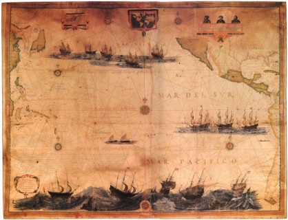Map of the Pacific 1622