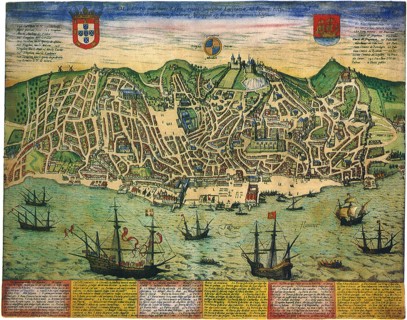 A Town Plan of Lisbon 1598