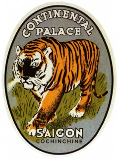 Luggage Label from Saigon