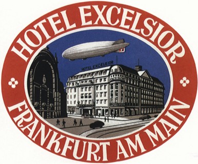 Luggage Label from Frankfurt