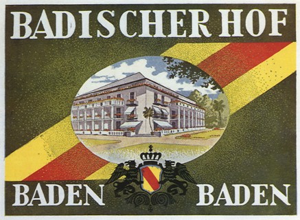 Luggage Label from West Germany
