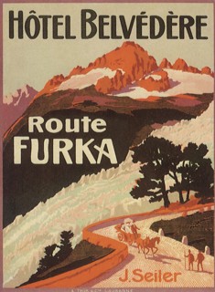 Luggage Label from Switzerland