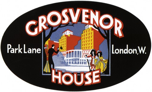 Luggage Label from London