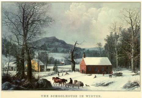 Winter Schoolhouse