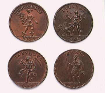 Swedish Daler Tokens