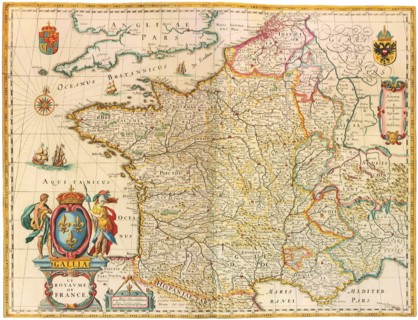 Map of France 1631