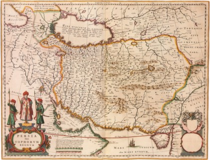 Map of Persia 1645