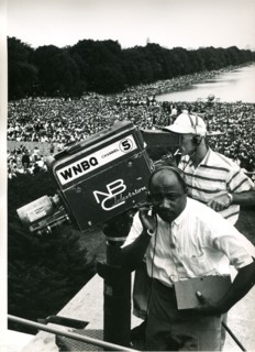 WNBQ/NBC camera crew at March on Washington, 8/28/63