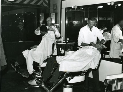 African-American-owned barber shop