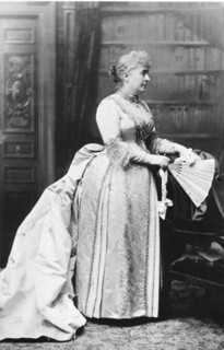 Caroline Scott Harrison (1832-1892), wife of President Benjamin Harrison.