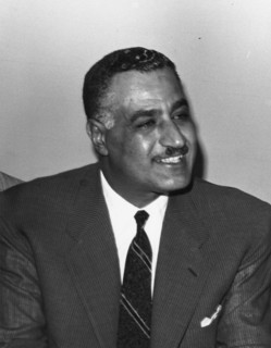 Gamal Abdel Nasser, President of the United Arab Republic. 1960.