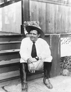 American author Jack London in 1916