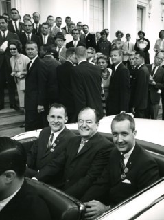 Astronauts White and McDivitt at the White House