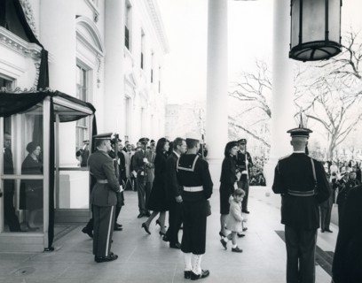 Funeral leaving WH