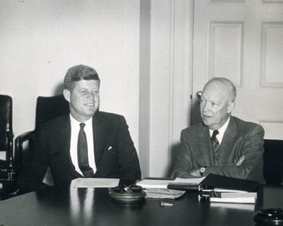 Kennedy and Eisenhower