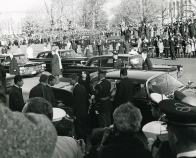 Funeral Family at Arlington Cemetery