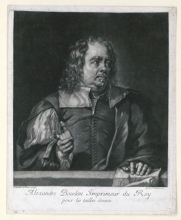 Alexandre Boudan imprimeur du roy, pour les tailles douces / French printer and engraver in 17th century (created circa 1695-1701) .