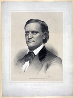 John C. Breckenridge print circa 1860 .