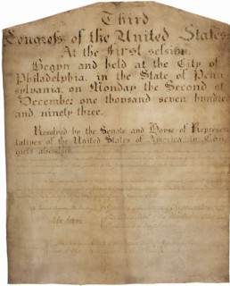 Joint Resolution Proposing the Eleventh Amendment to the United States Constitution.