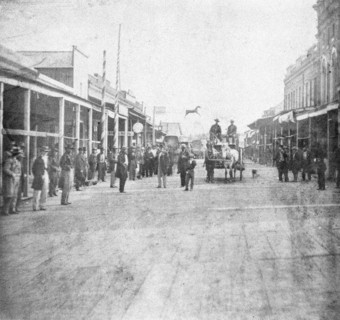 California History - Grass Valley, Nevada Co. - Mill Street.