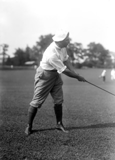Vintage Golf Photo - Politician playing golf circa 1917.