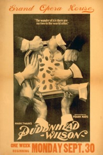 Mark Twain's Pudd'nhead Wilson dramatized by Frank Mayo. ca 1895.