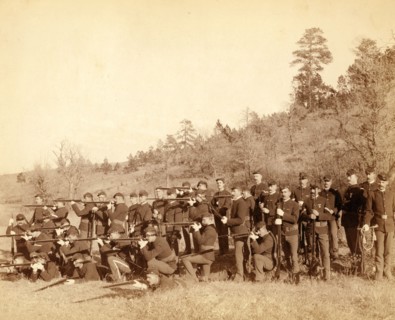 Company 'C,' 3rd U.S. Infantry near Fort Meade, South Dakota 1890.