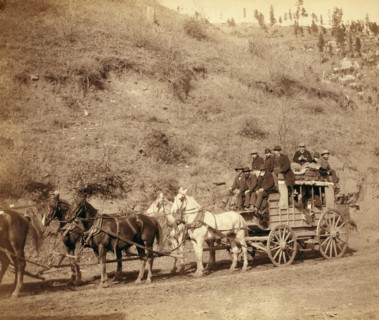The Last Deadwood Coach. Last trip of the famous Deadwood Coach 1890.