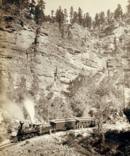 Giant Bluff.' Elk Canyon on Black Hills and Ft. P. R.R. 1890.