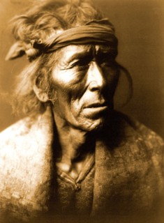 Edward S. Curits Native American Indians - Many Goats, head-and-shoulders portrait circa 1904.