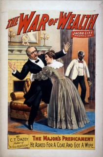 The War of Wealth Poster  circa 1895.
