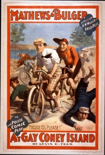 Mathews & Bulger in the polite comic play, At gay Coney Island by Levin C. Tees. circa 1896.