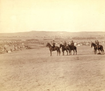 General Miles and staff 1891 South Dakota.