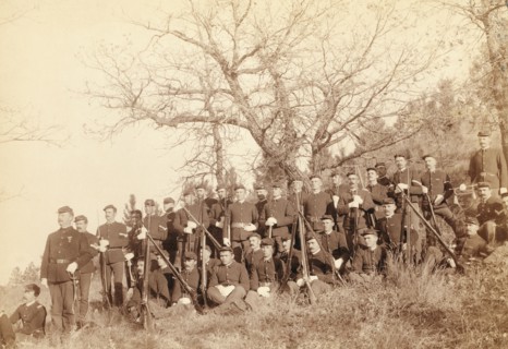 Company 'C,' 3rd U.S. Infantry near Fort Meade, South Dakota 1890.