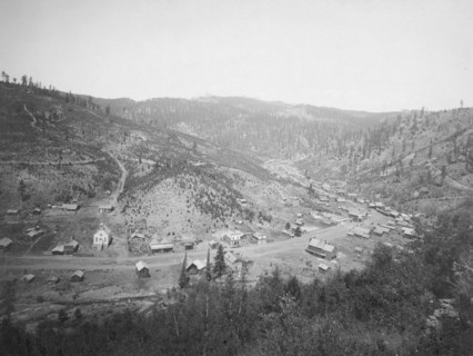 Galena, South Dakota. Bird's-eye view from southwest 1890.