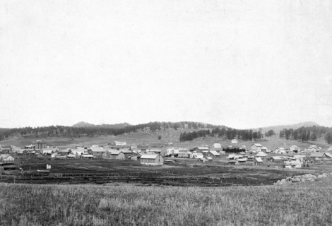 Custer City. Custer City, Dak. from the east 1890.