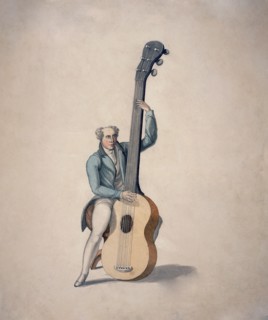 E. N. Sherr, Harp Guitar, Patented 6th Oct. 1831.