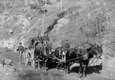 The U.S. Paymaster and Guards on Deadwood road to Ft. Meade 1888 .