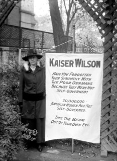 Woman Suffrage Banners- Kaiser Wilson circa 1917.