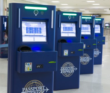 Global Entry and APC Kiosks, located at international airports across the nation, streamline the passenger's entry into the United States.  2014 .