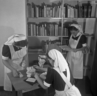 1940s Nursing School (possibly in the Netherlands) Date October 14, 1947.
